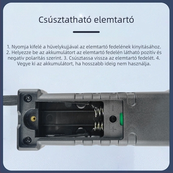 GC-1002 Kézi fémkereső, nagy érzékenységgel – hordozható biztonsági szkenner