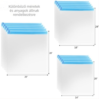 Xuantong vákuum-tároló táska paplanhoz és ruhákhoz, PA/PE anyag