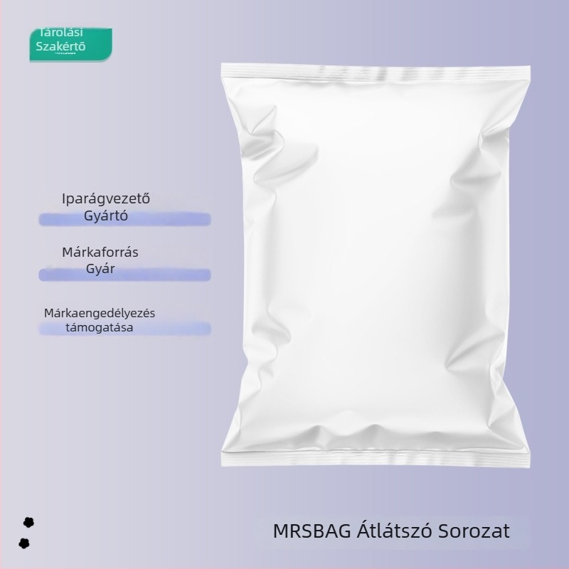 MRSBAG vákuumos tömörítő tároló tasak, átlátszó, nagy méret, ruhák és paplanok tárolására, nedvességálló és porálló