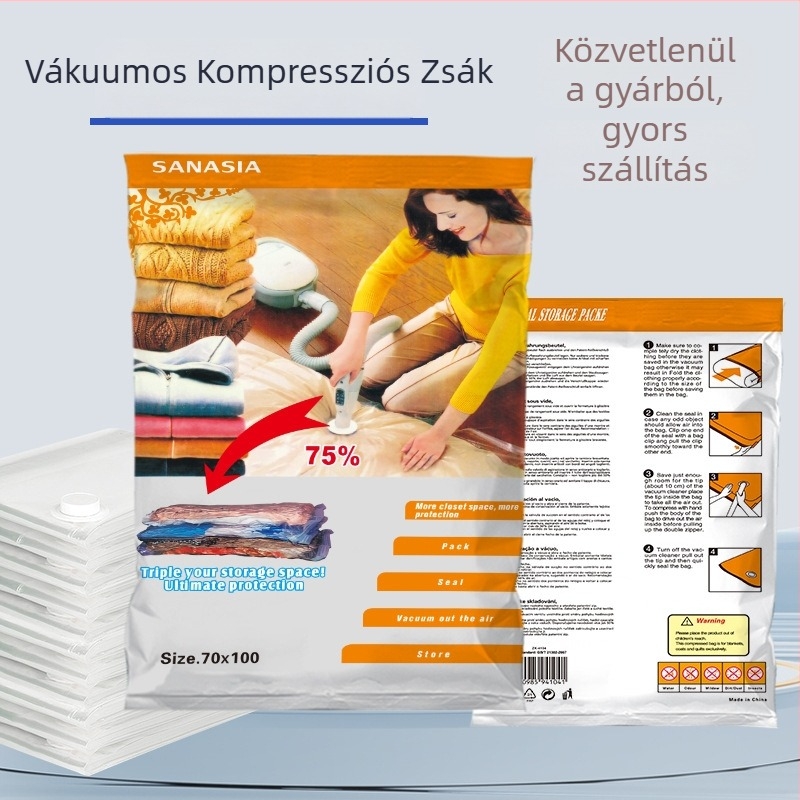 Vákuum tömörítő tasak, PET-PE anyag, modell JAC-5, 144 darab
