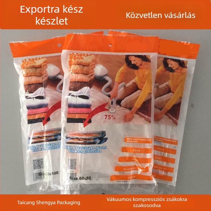 Vákuum tömörítő tasak, PET-PE anyag, modell JAC-5, 144 darab