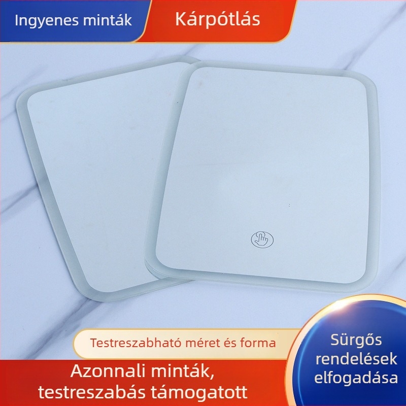 LED smink-tükör érintésérzékelő kapcsolóval és megvilágított üveglencsével, 1–3 mm vastagság