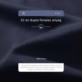 Qilin férfi pamut T-shirt — Nyári japán stílus, kontrasztos színű blokk, rövid ujjú, lecsúszó váll, 32s dupla fonal