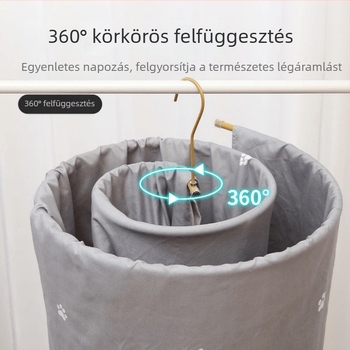 Spirál erkélyi ruhaszárító, multifunkcionális otthoni spirál ruhaszárító állvány, kör alakú
