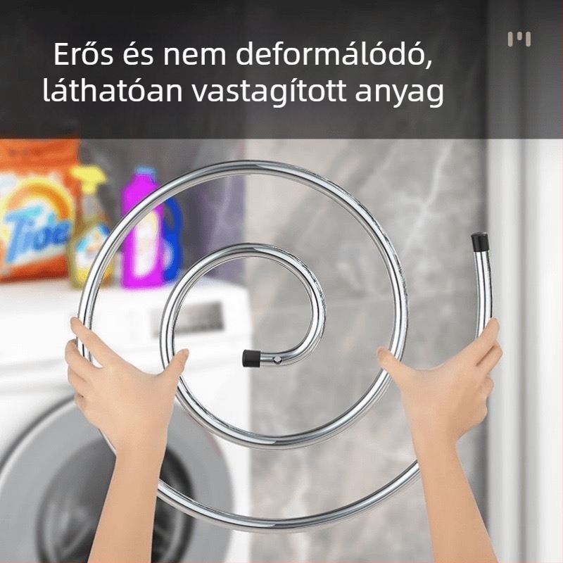 Spirál erkélyi ruhaszárító, multifunkcionális otthoni spirál ruhaszárító állvány, kör alakú