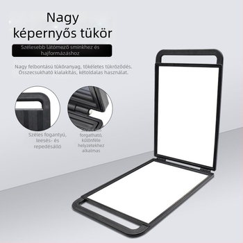 Kétoldalú fodrászati tükör, összecsukható kézi tükör haj stylinghez és sminkhez