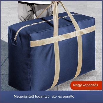 Nagy kapacitású költöztető táska párnák és ruhák tárolására – utazáshoz alkalmas poggyász táska por- és nedvességvédő