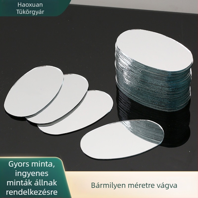 Asztali kétoldalas sminktükör üveglencsével, 1-5 mm vastagság