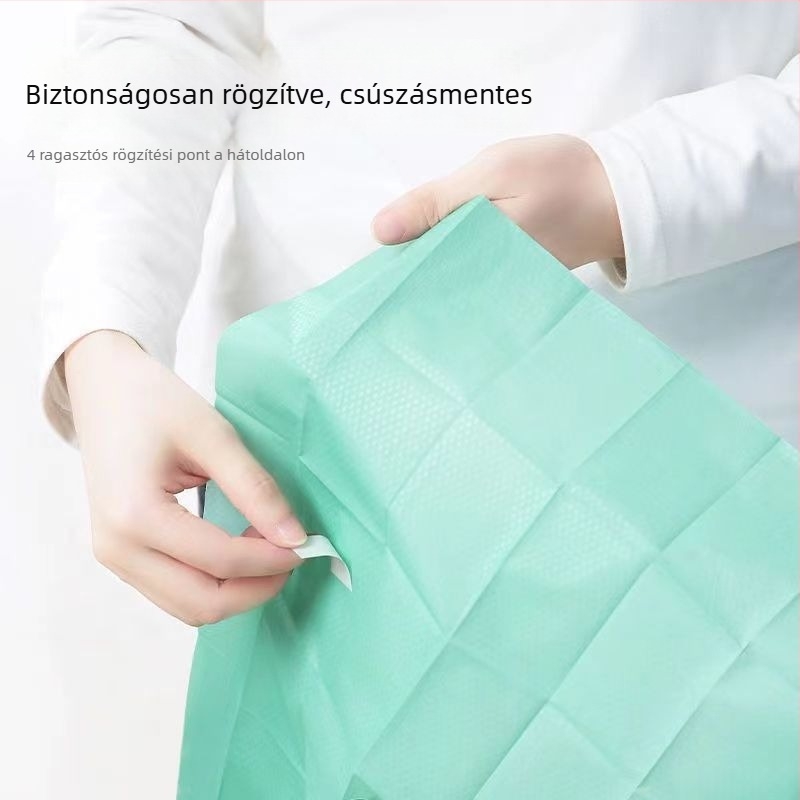 Egyszer használatos vécématrac, vízálló, hosszabbított és vastagabb, egyenként csomagolva, szállodai és utazási használatra