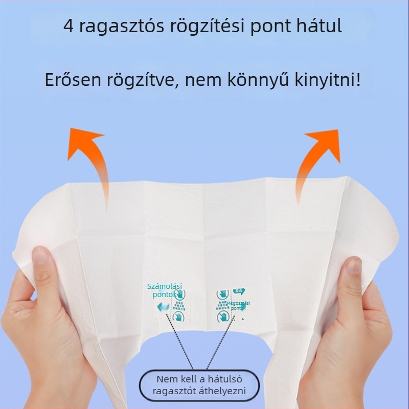 Egyszer használatos vízálló WC-ülésvédő nőknek a szülés utáni időszakra, utazási méret, egyedi csomagolás, 8 darab/csomag