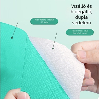 Egyszer használatos WC-matrac, dupla vastagságú, vízálló, teljes lefedés, utazáshoz és szállodákhoz