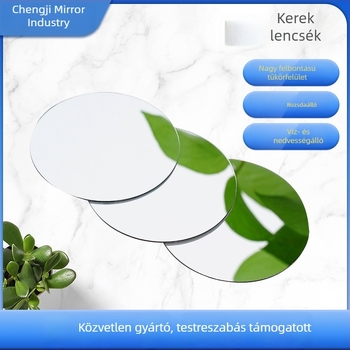 Hordozható HD körkörös sminktükör kompakt tokban