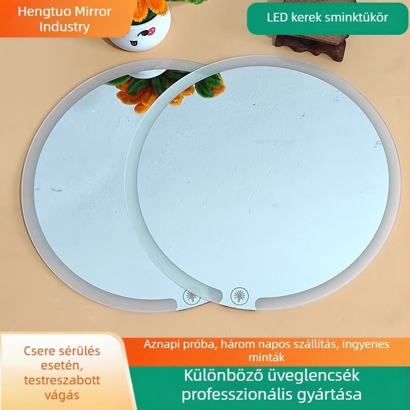 LED körkörös asztali sminktükör állítható világítással