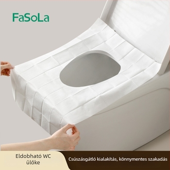 FaSoLa egyszer használatos WC-ülőke matrac teljes lefedéssel, postnatális ápoláshoz, 40×60 cm, 10 db