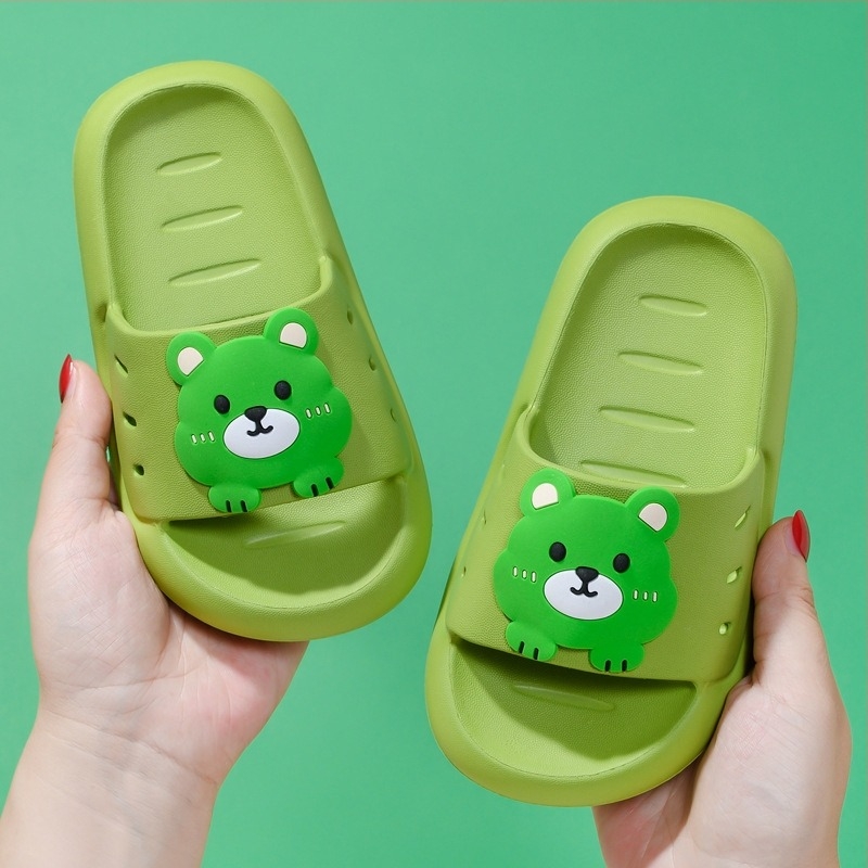 Gyerekeknek szóló cartoon mintás szandál puha talppal, csúszásmentes, szagtalanító, nyári unisex bel- és kültéri viseletre