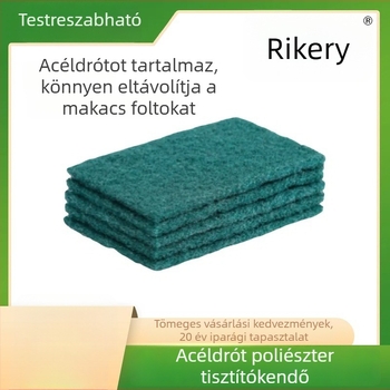 Kétszínű, kétoldalas csiszoló szivacs konyhai tisztításra – edények, fazék mosása, zsírtalanítás, súrolás és lerakódások eltávolítása