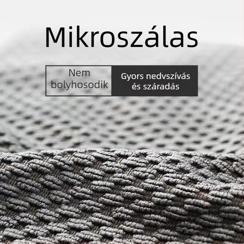 Búzaszem mintás mikroszálas konyharuha, kétoldalas, vastagított, olaj- és szennyeződésálló, nyom nélkül tisztít, asztalra és edényekre