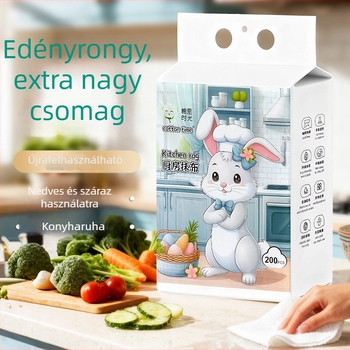 Egyszer használatos konyhai tisztító kendők nedves és száraz tisztításhoz, vastagított, akasztható, nagy kiszerelés