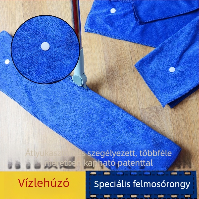 Mágikus csat a felmosóhoz — mikroszálas tisztító kendő