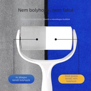 Monogramozott mikroszálas tisztító kendő korall velúrral, nedvszívó és szöszmentes