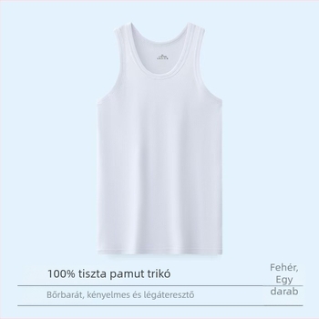 Férfi pamut stretch mellény, Slim fit, ujj nélküli