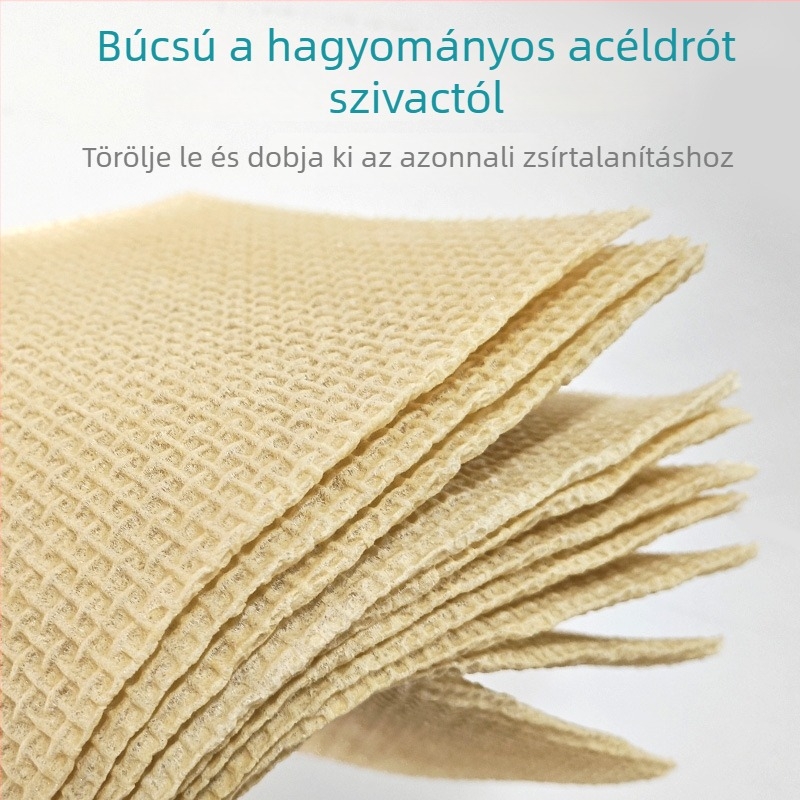 Kakama nedves és száraz konyhai kendő, nedvszívó, vastított, egyszer használatos, kopásálló mosogatókendő