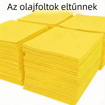 Sárga növényi rostból készült edénytisztító rongy, vastag, konyhai tisztításra
