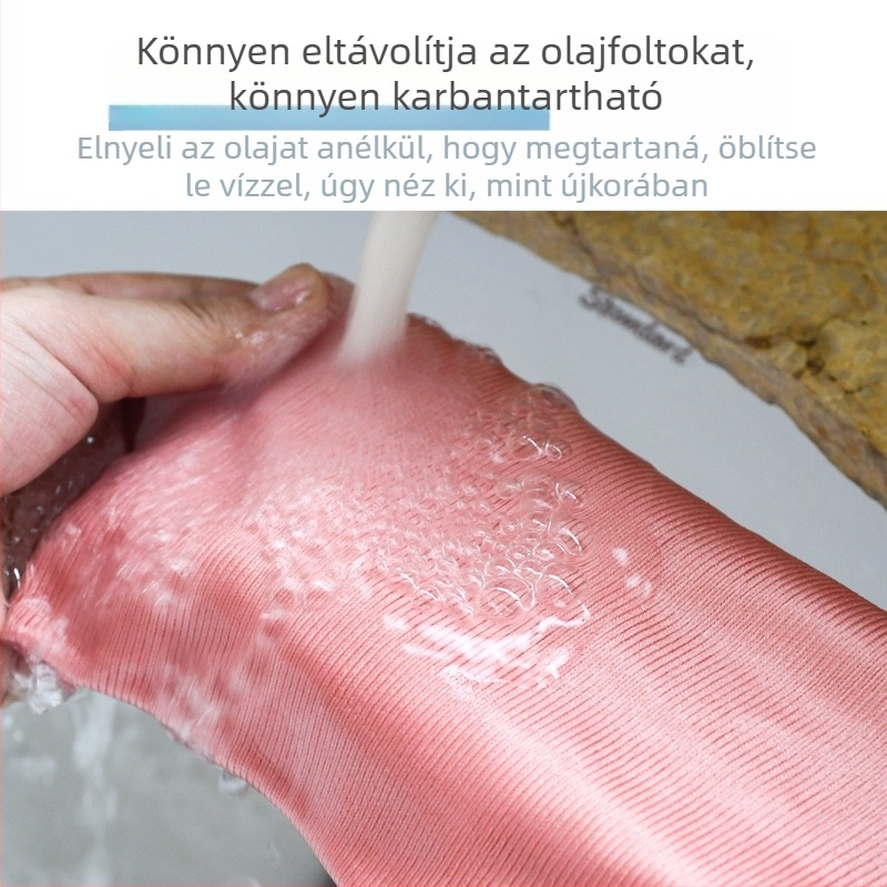 Mikroszálas üvegtisztító kendő, szálmentes, nedvszívó, ablakokhoz, tükrökhöz és szemüveghez