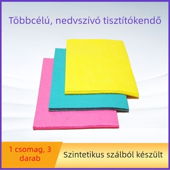 Konyhai nedvszívó súroló párna, tartós, 3 darabos készlet