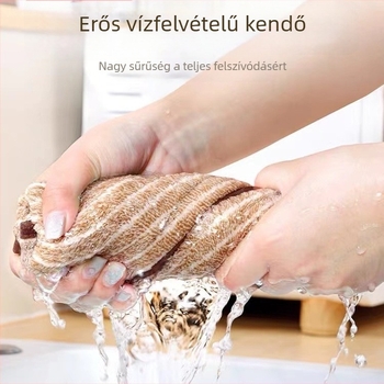 Ultrafin rostokból készült konyhai kendő, nedvszívó, szöszmentes, olaj-ellenálló, megvastagított, könnyen tisztítható, többfunkciós