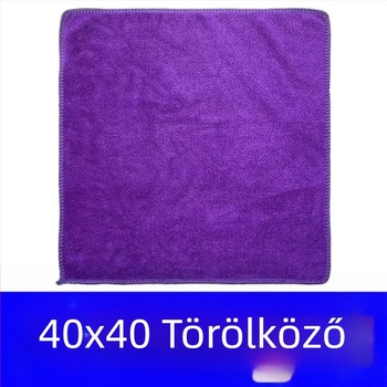 40×40 cm-es négyzet alakú autóápolási törlő, nedvszívó, többfunkciós kendő