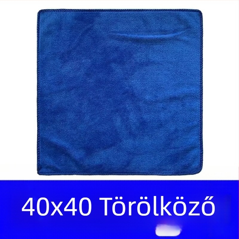 40×40 cm-es négyzet alakú autóápolási törlő, nedvszívó, többfunkciós kendő