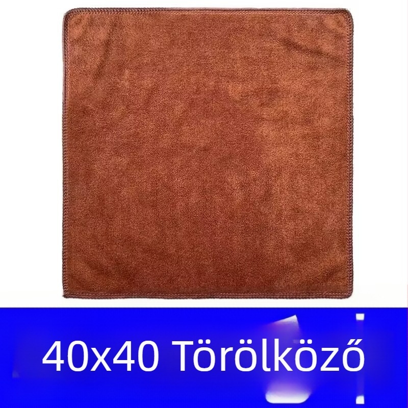 40×40 cm-es négyzet alakú autóápolási törlő, nedvszívó, többfunkciós kendő