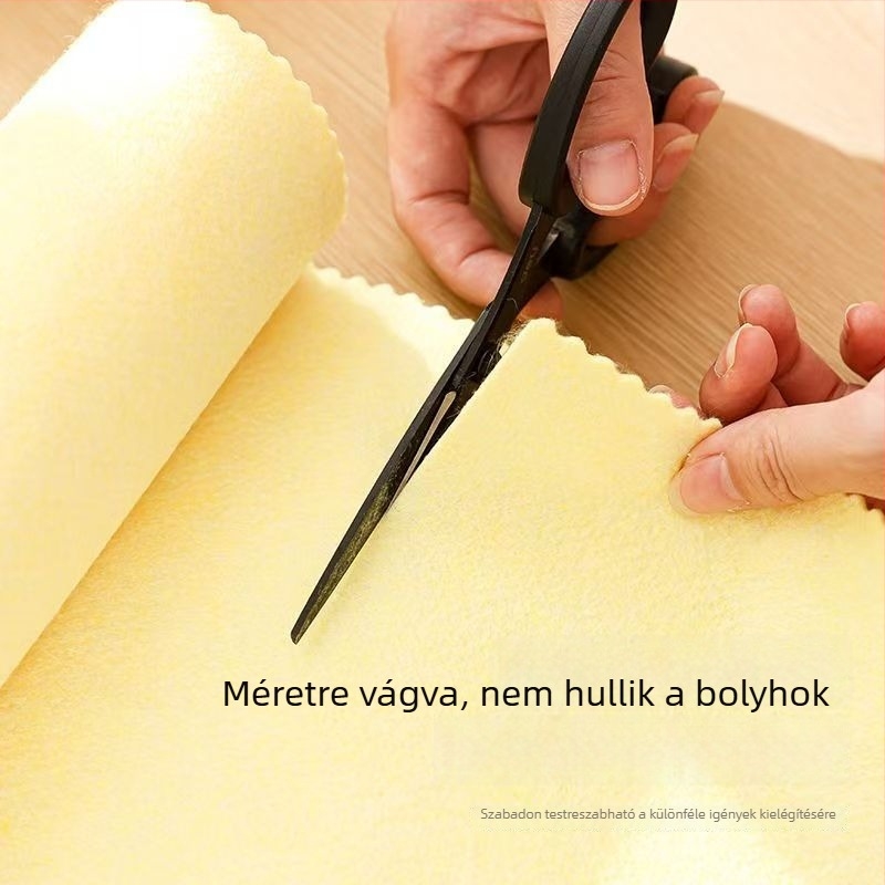 Sárga loofah konyhai törlőkendő, vastagított, edények tisztítására, zsírtalanító, szálmentes, nedvszívó