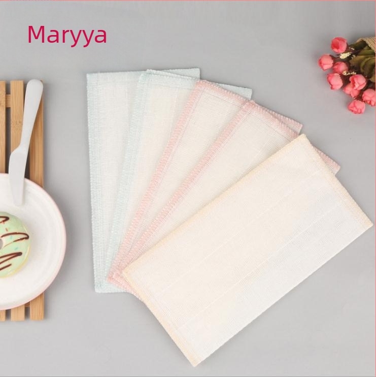 Maryya növényi rostból készült edény törlőkendők, 5 darabos csomag, nedvszívó, szálmentes