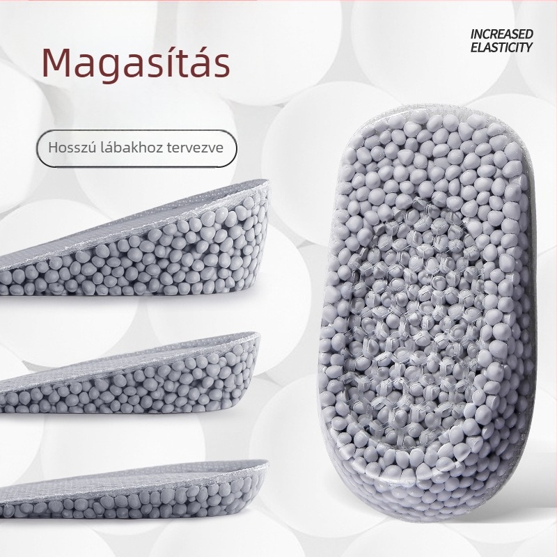Rejtett magasságfokozó talpbetét bakancsokhoz, belső félbetét, csúszásmentes és kopásálló.