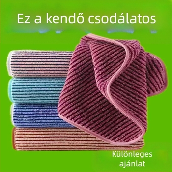 Bambusz rostból készült konyhai kendő – olajálló, rendkívül nedvszívó, nem hullik ki, könnyen tisztítható, konyhai törölköző