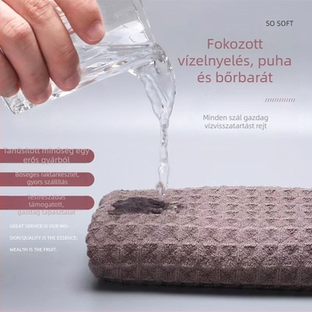 Mikroszálas waffle szövésű tisztítókendő konyhához és bárhoz, kendő edényekhez, súroló párna