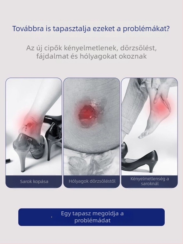 Dörzsölésmentes sarokvédő párnák magas sarkú cipőkhöz