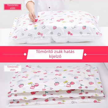 Vákuumos tömörítő zacskó ruhákhoz és paplanokhozh, tároló táska utazáshoz