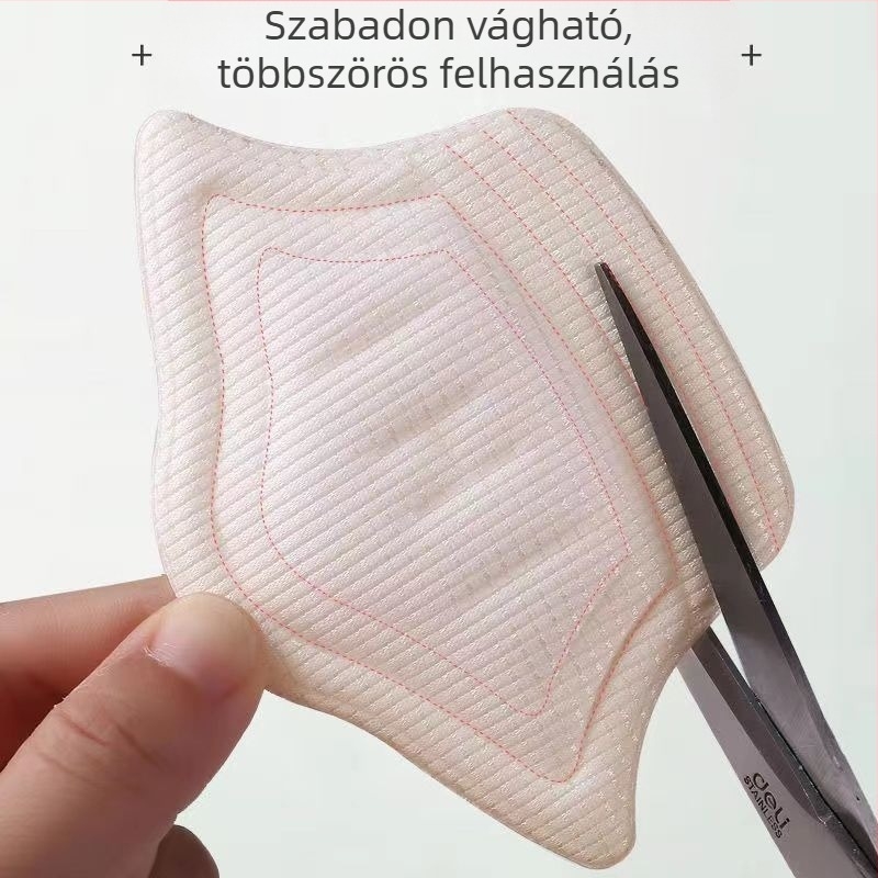 Fél méretű talpbetét csúszásmentes sarokbetéttel magas sarkúhoz és sportcipőkhöz