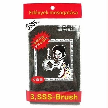 3SSS Megerősített nylon súrolópad rozsdamentes acél edényekhez