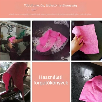 30x30 Kókuszhéj tisztító kendő, megvastított, olajálló, konyhai tisztító kendő