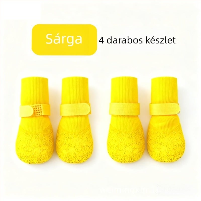 Kutyák kültéri lábvédői – csúszásmentes, vízálló puha talppal, kopásálló, lélegző és piszoktól védő cipő