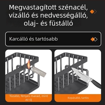 Konyhai mosogató rendező polc szivacsokhoz, mosogatószerhez és acélgyapot golyókhoz