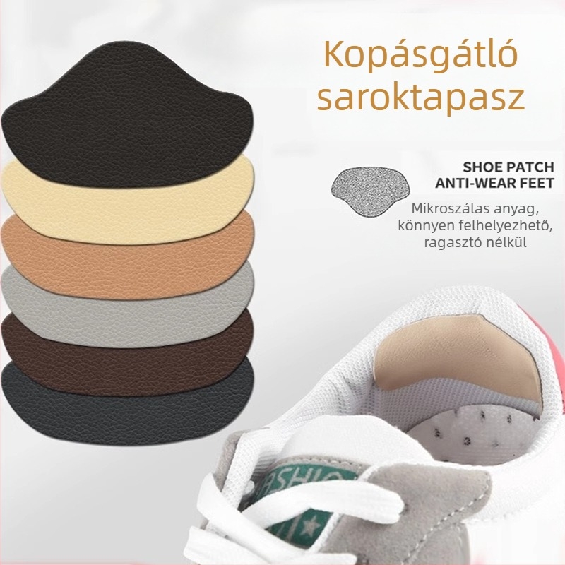 Öntapadós sarokfolt textile cipőkhöz – belső bélés kopásjavító folt