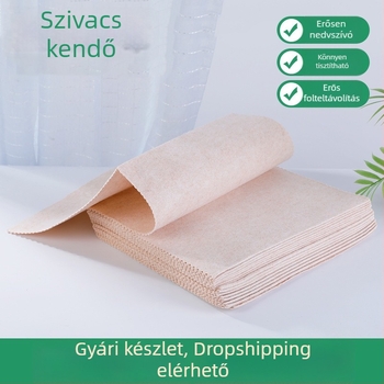 Luffa tisztító kendő konyhához, növényi rostból készült súrolókendő, háztartási, többfunkciós kendő