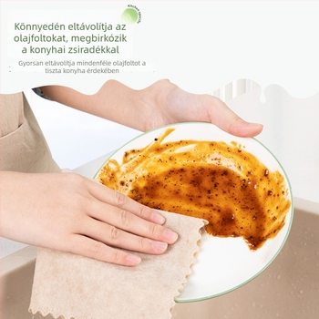 Vastagított luffa törlő – többfunkciós, nedvszívó konyhai törlő