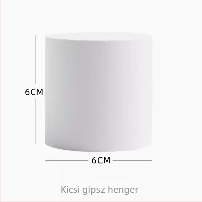 Minimalista fehér gipszből készült kagyló alakú gyűrűtartó – ékszerkiállítási állvány fotózáshoz