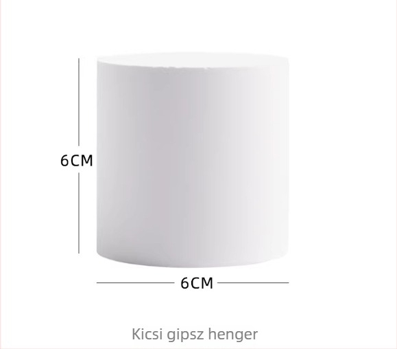 Minimalista fehér gipszből készült kagyló alakú gyűrűtartó – ékszerkiállítási állvány fotózáshoz